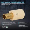 Midline Valve CSDQQG3401-OM 3/4'' PEX Barb x 1" CPVC Adapter