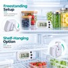 Digital Refrigerator Thermometer for Kitchen Storage – Magnetic LCD Temperature