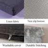 SAMTY Bench Seat Cushions Memory Foam Chair Pads Non-Slip Rubber