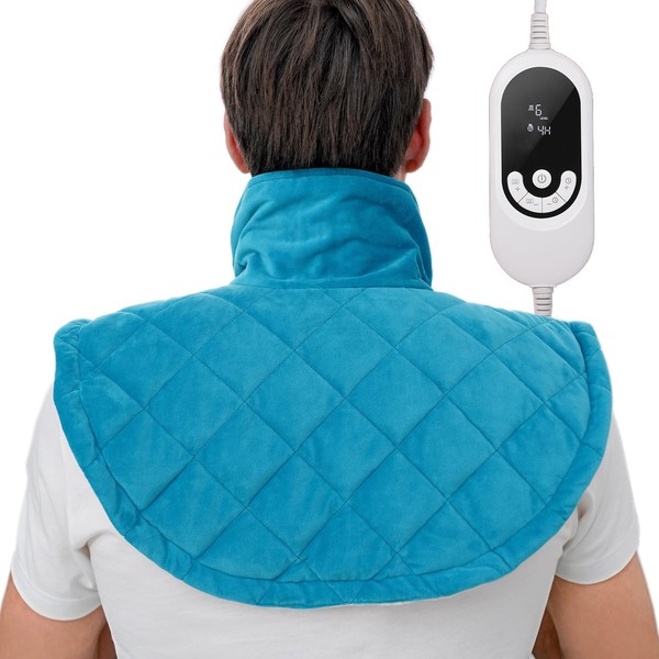 Electric Heating Pad for Neck and Shoulders, Far Infrared Heated
