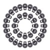 CCINEE Cord Stopper Cord Lock for Sportswear Round 50 Pcs