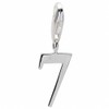 Amoro Sterling Silver Number 7 Charm