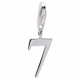 Amoro Sterling Silver Number 7 Charm