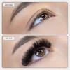 Curacoro Easy Fan Eyelash Extensions 0.03~0.07mm Thickness, C CC D