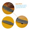 Kisangel Premium Acoustic Guitar Bridge Saddle Replacement Part Durable Practical