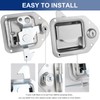 Truck Tool Box Latch with Highly Polished Replacement Stainless Steel