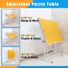 Fanwer Adjustable Puzzle Table with Drawers 1500 Piece, Angle &