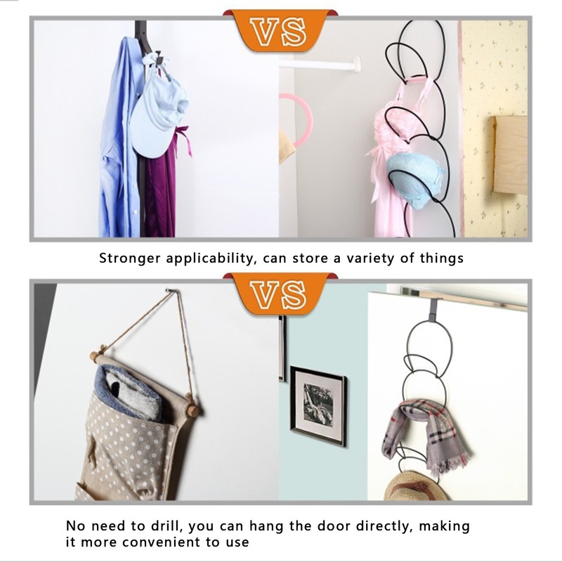 Hats Clothes Tie Holder Wire Stackable Storage Rack Kitchen Organizer