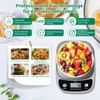 Uten Digital Kitchen Scales, White Letter Scales with Tare Function,