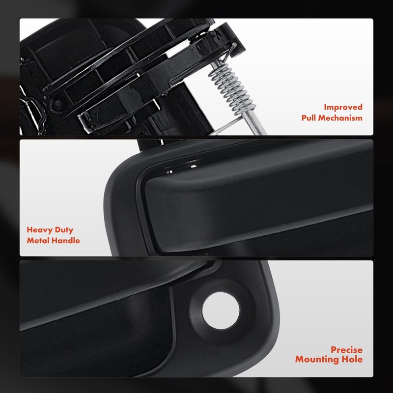 A-Premium Upgraded Metal Tailgate Handle Liftgate Latch Handle with Camera