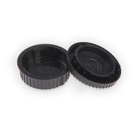 LABRIMP 5 Set DSLR Camera Body Cap and Rear Lens Cover Protects Against Moisture and Dust Compatible with Nikon Cameras Durable Material Easy to Use