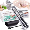 ORBLUE Garlic Press, Stainless Steel Mincer and Crusher with Garlic