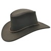 KAKADU Traders Leather Sydney Hat Brown