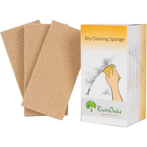 Dry Cleaning Soot Eraser Sponge - (3-Pack) for Smoke, Soot, Dust and Dirt Removal