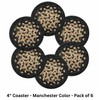 Manchester Premium Jute Braided Coaster by Homespice 4" (Set of
