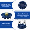 22PCS Screw-in Cricket Spikes with Spanner Blue Cricket Cleat Set