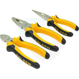 Tolsen 3pce Plier Set Heavy Duty