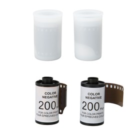 2 Roll 35mm Camera Color Film 12 Sheets Each ISO 200 HD Waterproof Vintage Camera Color Negative Film for 135 Cameras