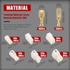 Hilitchi 6.3MM Electrical Automotive Wire Connectors Male Female Socket Plug