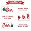 Merry & Bride Banner - Christmas Bridal Shower Decor, Xmax