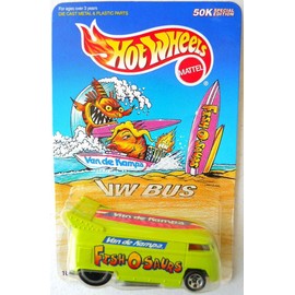 Hot Wheels - 50k Special Edition - Van de Kamp's - Fish O Saurs - Volkswagen (VW) Bus - 1:64 Scale Collector Vehicle - Light Green Body Color by Hot Wheels