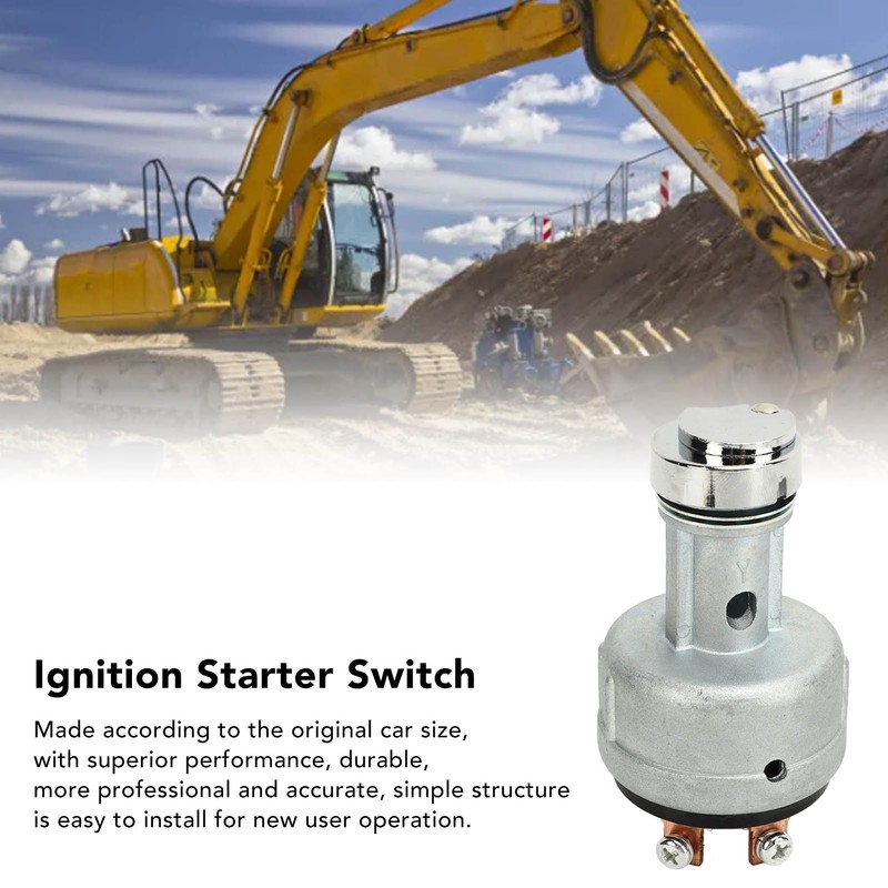 Ignition Switch 22B0611910 Replacement for Komatsu PC‑7 PC200‑7 PC120‑6 PC360‑7