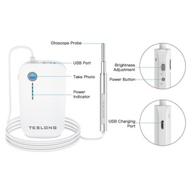 Teslong Otoscope NTE100i Camera And Ear Wax Removal Kit