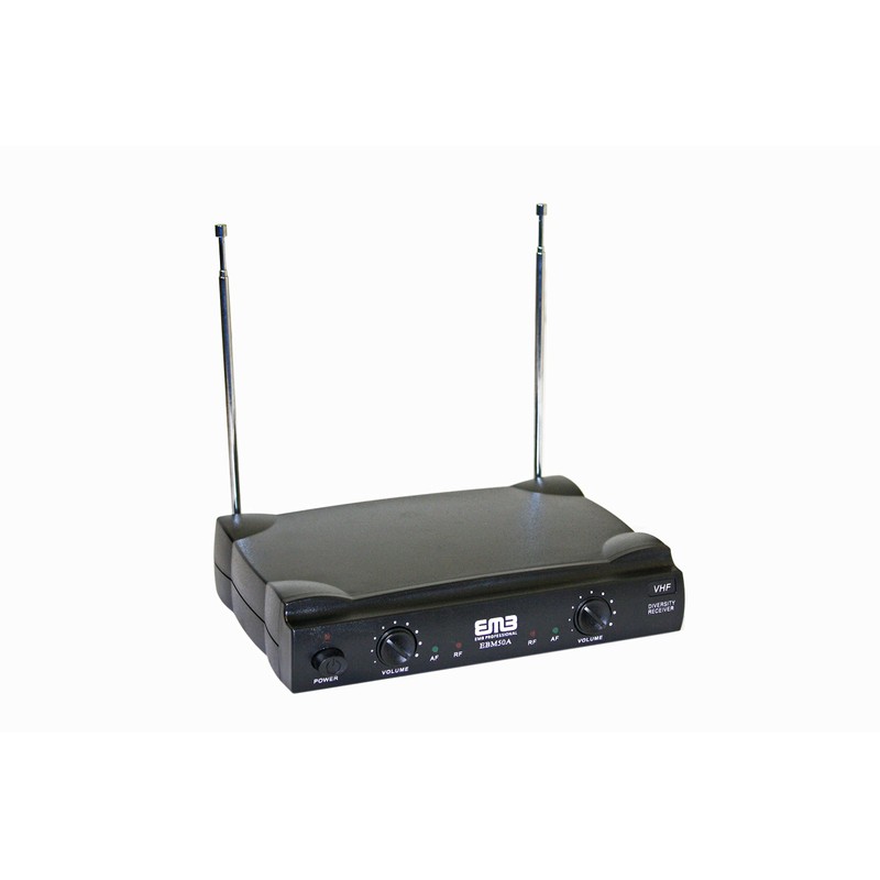 EMB VHF EBM51L Professional Dual Wireless Lavalier Microphone System
