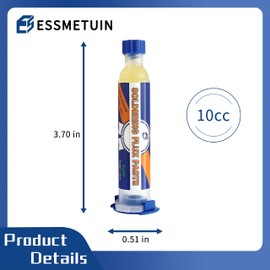 Solder flux for Electronics Soldering, No Clean Soldering Flux Paste (10CC) & Desoldering Wick