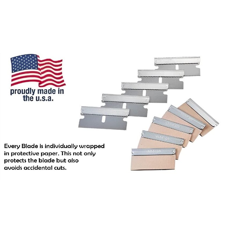 FitAll 20 Pack Single Edge Razor Blades - Made in