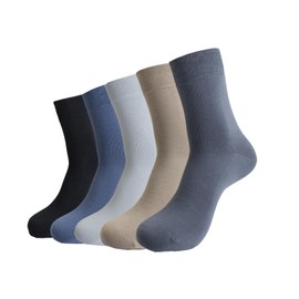 WIMSSERT Women Men Dress Socks,Super soft Cotton Crew Sock,Comfort Breathable Ankle Quarter Socks 5 Pairs
