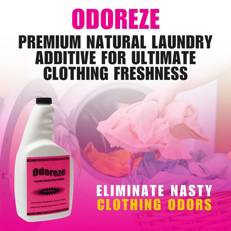 ODOREZE Natural Clothing Smell Removal Laundry Additive: 32 oz makes