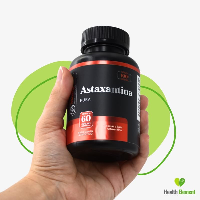 .Astaxantina 10 mg | 60 Cápsulas | Derivada de Algas