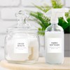 KSIWRE 30 PCS Laundry Labels for Jars,Matte Minimalist Laundry Stickers