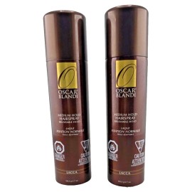 Oscar Blandi Medium Hold Hair Spray 7 oz Brushable Styling Product ( 2pc ) NEW