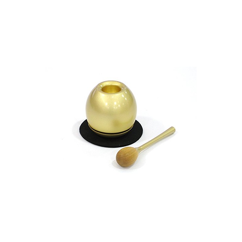Cherin Mini Buddhist Utensils, Orin Set, Gold