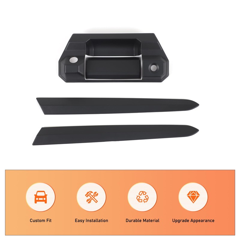 TOYCIDFG Car Tailgate Pull Handle Cover Trim Set for Toyota
