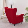 PENDEJATO Wing Chair Slipcovers, 2 Piece Stretch Wingback Chair Cover