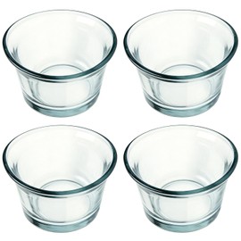 4-Pack Glass Oriole Feeder Cups, Replacement Jelly Bowls for Bird Feeders