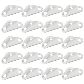 VGOL 20Pcs Guyline Cord Adjuster Tent Tensioners Triangle Wind Rope Buckle Aluminum Alloy Pull Rope Slide for Outdoor Tent Canopy Poles 36x18x5mm Silver