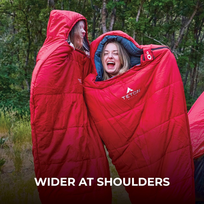 TETON Sports LEEF Ultralight Mummy Sleeping Bag Perfect for Backpacking,