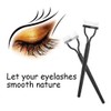 SUIOPPYUW Eyelash Brush Lash Comb Black Pink Arc Designed Premium