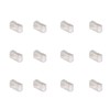 100Pcs CAT6 RJ45 Metal Shielded Connector Safe Reliable Net Shielded