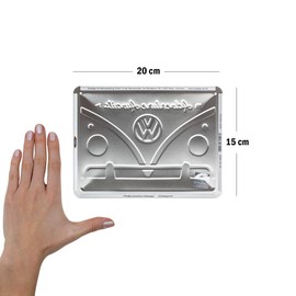 Nostalgic-Art Retro Tin Sign – Volkswagen – Bulli T1 – Adventure Awaits – VW Bus gift idea, Metal Plaque, Vintage design for decoration, 15 x 20 cm