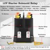 192507 Starter Solenoid Relay for Riding Lawn Mower, 12V Relay