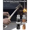 AUGREX Oxy Torch Quick Connect Fittings Set, Oxy-Fuel Acetylene Torch