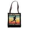 Cool Running For Men Dad Marathon Runner Cross Tote Bag