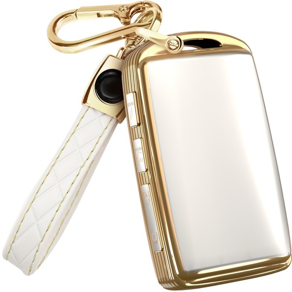 for Mazda CX5 Key Fob Cover and Leather Keychain -