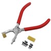 Silent Leather Hole Punch Tool - 4mm Stitching Pliers for