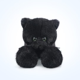 SuzziPals Heatable & Coolable Black Cats Stuffed Animals, Microwave Heating Pad Animal for Discomfort, Black Cats Plush for Companion, Cat Plushies Lavender Stuffed Animal, Stuffed Cat Toys Gift